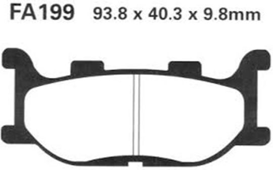 Τακακια Fa199 Adige P165 Asx Organic Tmax500 Xv125/250 Fz6 Fazer Majesty 250/400 Εμπρος