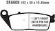 Pads Fa608 Adige P244 Asx Organic Xciting 400/500 Rear