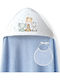 Interbaby Hooded Baby Bath Towel Blue