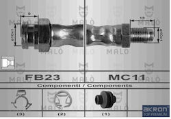 Fiat Fiorino Bremsschlauch Für Ehemalige Tip Temp Nμ 1521.180wolf/2070198.1 Fiat Fiorino Bremsschlauch Für Ehemalige Tip Temp Nμ 1521.180wolf/2070198.1
