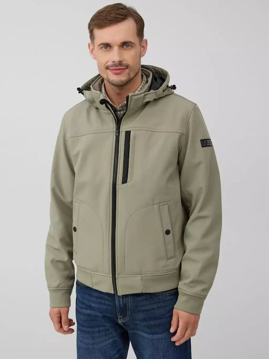 Χειμωνιάτικο Μπουφάν Softshell Αδιάβροχο και Αντιανεμικό Khaki