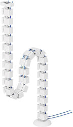 Neomounts Cable Spine Organizer Sit Stand Desk Frames Magnet Mounted White