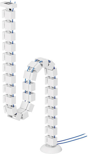 Neomounts Cable Spine Organizer Sit Stand Desk Frames Magnet Mounted White