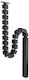 Neomounts Cable Spine Organizer Sit Stand Desk Frames Screw Mounted Magnetic Channel Black