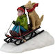 Figurină Lemax Doggone Downhill Sledding 5.1x12.4x5.3cm