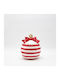 Decorative Christmas Cookie Jar Ceramic Multicolored L20xW17cm.