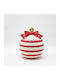 Decorative Christmas Cookie Jar Ceramic Multicolored L23.5xW20cm.