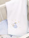 Nima Blanket Cot Little Fleece White 110x140cm