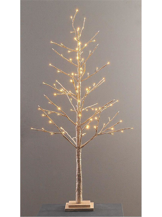 Arbore Decorativ De Crăciun 120cm Electric Auriu