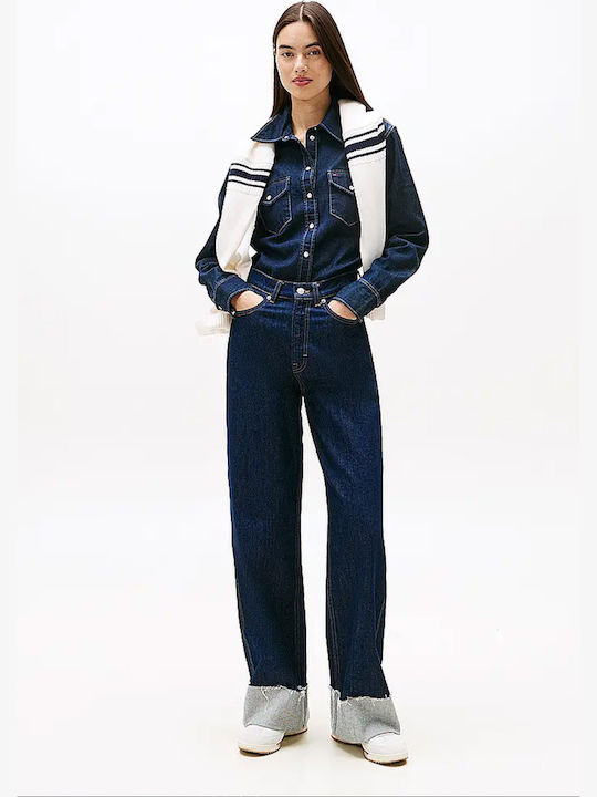 Women's Jean Trousers Dark Blue