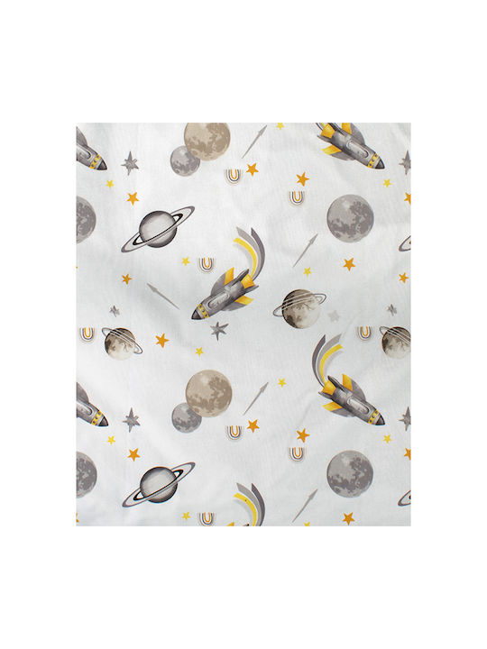 Dimcol Space Baby Sheet Cradle Cotton Gray 80x1...