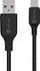Tactical Geflochten USB 2.0 Kabel USB-C männlich - USB-A 60W Schwarz 1m (57983126582)