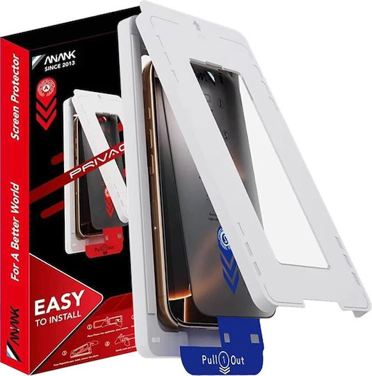 ANANK 2.5D Privacy Screen Protector Μαύρο (iPhone Air)