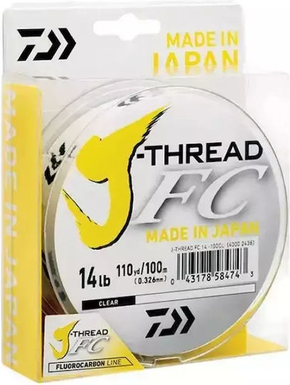 Daiwa J-thread Флуорокарбон Лидер 100м 0.178мм 0.178мм