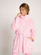Muydemi Зимна Дамска Халат Pink