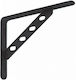 Bracket Alpha 250x200mm Black Chrome