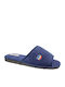 Kolovos A125 Blue Men's Terry Slippers