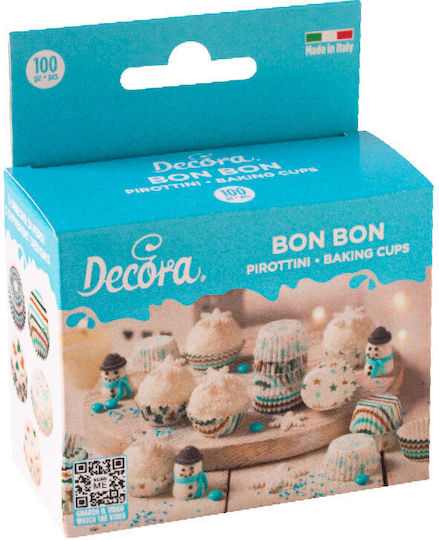 Decora Αξεσουάρ Ζαχαροπλαστικής Χάρτινα 27x27cm 01024 100τμχ