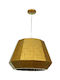 Gallis Pendant Light Brown with Socket E27 50x48.5x35cm