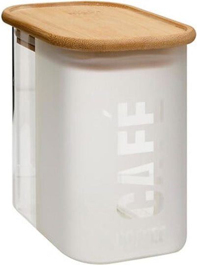 Atmosphera Coffee Κουτί για Καφέ με Καπάκι Γυάλινο Καφέ 720ml