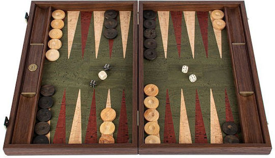 Manopoulos Piese din Lemn pentru Table Handmade Verde / Roșu