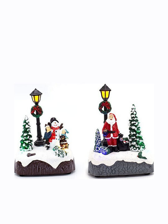 Eurolamp Christmas Decorative Village Battery 12.8x9.6x5.7cm (Various Designs or Colors)