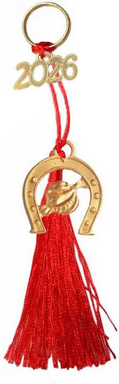 Tatu Moyo Handmade Окачен Гоури Заключване на скоба Червен 2026 14см 1бр