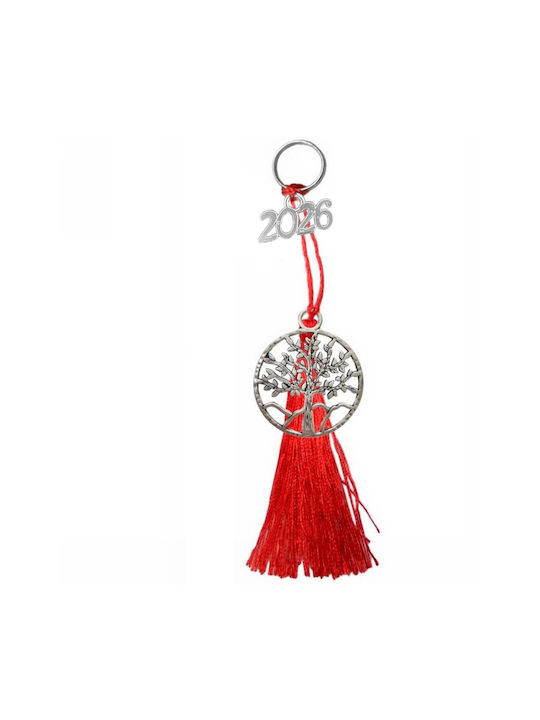 Tatu Moyo Handmade Hanging Lucky Charm Little Tree Red 2026 14cm 1pcs