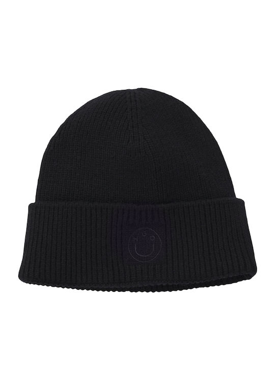 Beanie Γυναικείος Σκούφος Πλεκτός σε Μαύρο χρώμα