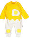 Puan Baby Gelbe Baby-Strampler Set 2Stücke