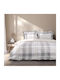 Nima Arthur Arthur Σετ Σεντόνια Υπέρδιπλα 240x260εκ. Grey-beige (4τμχ)