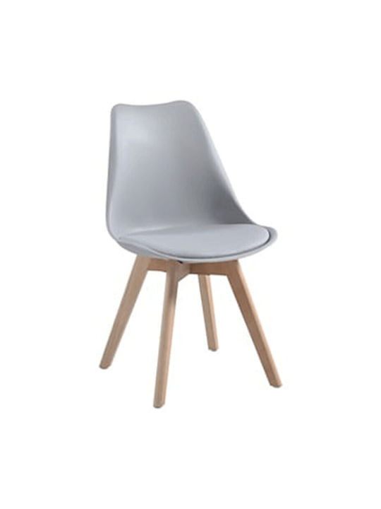 Elsa Dining Room Polypropylene Chair Grey 47x56...