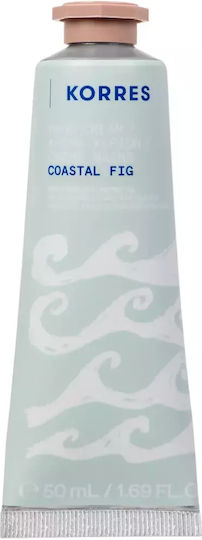 Korres Coastal Fig Ενυδατική Κρέμα Χεριών & Νυχιών για Σκασμένα Χέρια 50ml