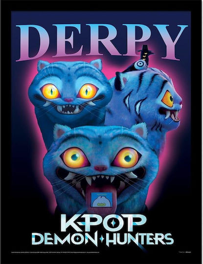 K-pop Demon Hunters Derpy Poster Frame 31x41cm