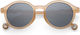 Olivio & Co Classic Oval Kids Sunglasses with Polarized Lenses Beige