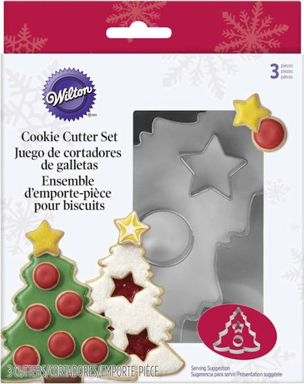 Weihnachtsbaum Keksausstecher Set 3 Stück Wilton