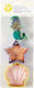 Mermaid Starfish Shell Cutter Set Wilton