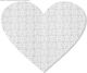 Puzzle Print Frame Heart Shape Size 20 X 20 76 Pieces