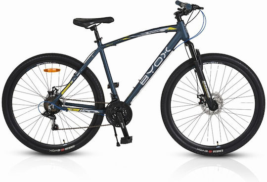 Byox B2020 20 Zoll Kinderfahrrad mit Scheibenbremsen und Aluminiumrahmen Blau