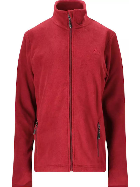 Women's Cardigan with Zipper Sun Dried Tomato