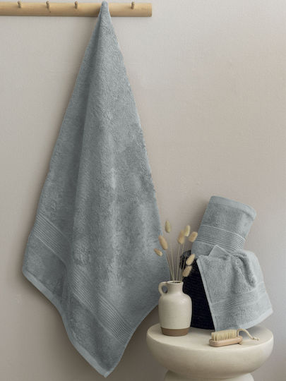 Palamaiki Πετσέτα Σώματος Vins 80x160εκ. Grey Βάρους 600gr/m²
