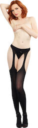 Sexy Garters With Attached Stockings
