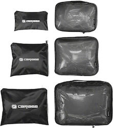 Caribee Kulturbeutel Set De Luxe 6 Stück Schwarz Caribee Kulturbeutel Set De Luxe 6 Stück Schwarz