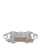 Metallic Carved Silver Platter Handles 33.5x17x8cm Galifas Galifas