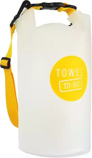 Towel To Go Σακ Βουαγιάζ Κίτρινο Υφασμάτινο