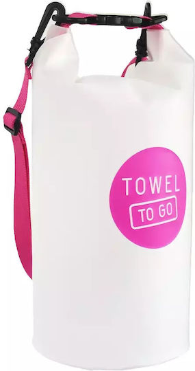 Towel To Go Roll N Go Sac Uscat Alb