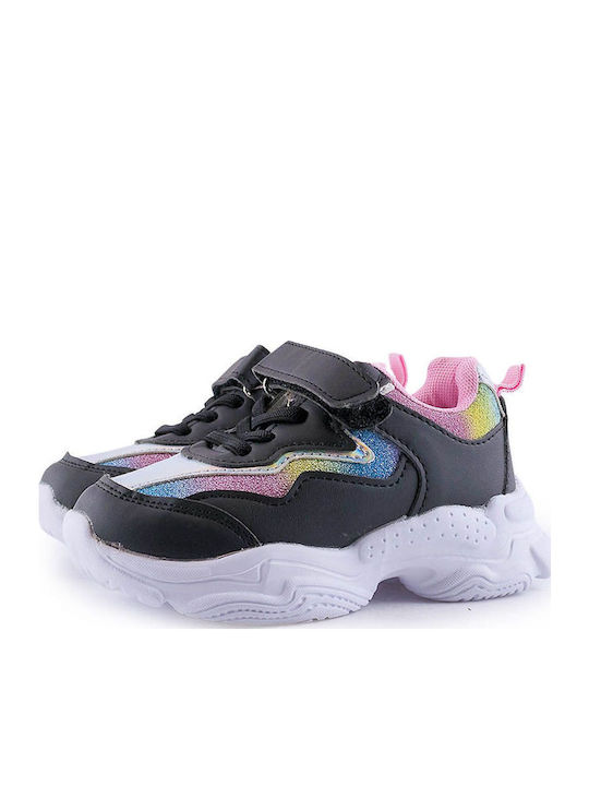 Love4shoes Παιδικά Sneakers Μαύρα