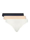 Eco underwear Women's Brazil 3Pack Seamless Beige, Black, White