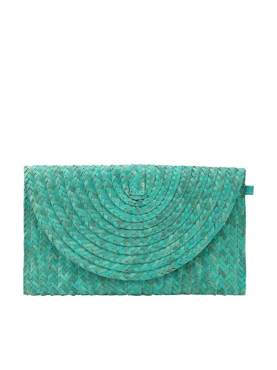 Aquablue Straw Women's Bag Handbag Turquoise
