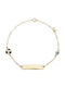 Goldjewels Kids Bracelet ID from Gold 9K